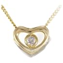 [LuxUness] Platinum Heart Diamond Necklace Metal Necklace in Excellent condition - & Other Stories