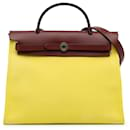 Hermes Yellow Toile Herbag Zip 31 - Hermès