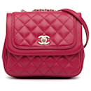 Chanel Pink Small Lambskin Lovely Day Flap