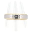 BURBERRY 18k Gold & Platinum Band Ring Metal Ring in Excellent condition - Burberry