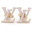 Orecchini iconici smaltati Louis Vuitton LV Orecchini in metallo M01136 In ottime condizioni