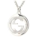 Gucci Interlocking G Pendant Necklace Metal Necklace in Excellent condition