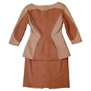 Tailleur Mugler y2k en coton marron - Thierry Mugler