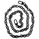 Removable chain shoulder strap Louis Vuitton black metal