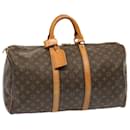 Louis Vuitton Monogram Keepall 50 Boston Bag M41426 LV Auth 72550