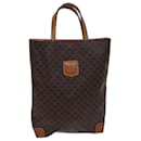CELINE Macadam Canvas Hand Bag PVC Brown Auth 72761 - Céline