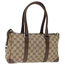 GUCCI GG Canvas Hand Bag Beige 30458 Auth ep4037 - Gucci