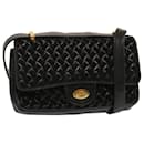 BALLY Shoulder Bag Suede Black Auth bs13834 - Bally