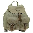 PRADA Backpack Nylon Beige Auth 71867 - Prada