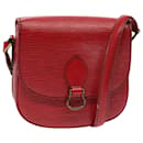 LOUIS VUITTON Epi Saint Cloud PM Shoulder Bag Red M52217 LV Auth bs13789 - Louis Vuitton