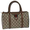 GUCCI GG Supreme Web Sherry Line Hand Bag PVC Beige Red 39 02 006 auth 71780 - Gucci
