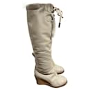 CHANEL  Boots T.eu 36 leather - Chanel