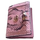 Diana Python Card Case Wallet - Gucci