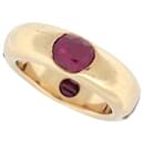 VINTAGE FRED RING SET WITH 4 ruby 53 2.6yellow gold ct 18K 13.6GR GOLDEN RING - Fred