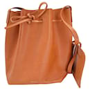 Mansur Gavriel Bucket Bag in Brown Leather