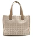 Chanel New Travel Line MM  Canvas Tote Bag A15991 in excellent condition