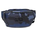 Valentino Camouflage Print Bum Bag  Canvas Crossbody Bag TY2b0827MPR in Excellent condition