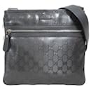 Gucci GG Imprime Flache Messenger Bag Canvas Umhängetasche 295257 In sehr gutem Zustand