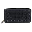 Christian Louboutin Panettone Spike Studs Zip Around Wallet  Leather Long Wallet 1165044V088 in excellent condition