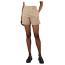 Short couture beige - taille UK 6 - Chloé