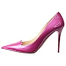 Zapatos de salón con punta en charol rosa - talla UE 39.5 - Jimmy Choo