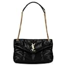 Yves Saint Laurent Leather Puffer Chain Bag Leather Shoulder Bag 577476 in excellent condition