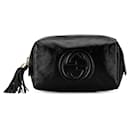 Gucci Soho Leather Pouch Leather Vanity Bag 308636 in good condition