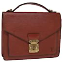 LOUIS VUITTON Epi Monceau Hand Bag Brown M52123 LV Auth bs13999 - Louis Vuitton