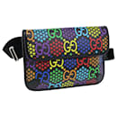 GUCCI GG Psychedelic Body Bag Cuir PVC Multicolore 598113 Auth yk11515 - Gucci