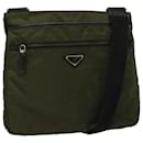 PRADA Shoulder Bag Nylon Khaki Auth 72559 - Prada