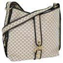 CELINE Macadam Canvas Shoulder Bag PVC White Auth 72176 - Céline