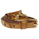 LOUIS VUITTON Adjustable Shoulder Strap Leather 27.2""-31.1"" Beige Auth 73075 - Louis Vuitton