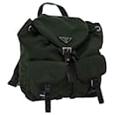 PRADA Backpack Nylon Khaki Auth ac2970 - Prada
