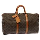 Louis Vuitton-Monogramm Keepall 50 Boston Bag M.41426 LV Auth 71111