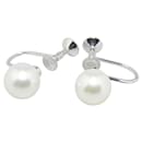 Mikimoto 18Orecchini di perle K Orecchini in metallo in condizioni eccellenti