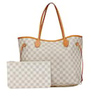 Louis Vuitton Neverfull MM Canvas Tote Bag N51107 in good condition