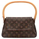 Louis Vuitton Mini Looping Canvas Shoulder Bag M51147 in good condition