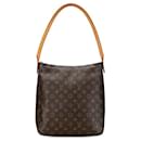 Louis Vuitton Looping GM Canvas Shoulder Bag M51145 in good condition