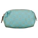 Gucci GG Canvas Pouch  Canvas Vanity Bag 29596 in excellent condition