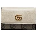 Gucci GG Marmont Leather Key Case Leather Key Holder 456118 in good condition