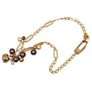 Collana Dior con catena di perle Collana in metallo in buone condizioni