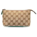 Gucci GG Canvas Pouch  Canvas Vanity Bag 115237 in excellent condition