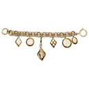 Bracelet chaîne emblématique Chanel Gold CC Multi Charms