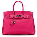 Hermès Pink Epsom Birkin Retourne 35