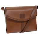 Burberrys Shoulder Bag Leather Brown Auth bs13916 - Autre Marque