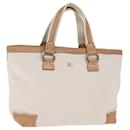 BURBERRY Blue Label Tote Bag Canvas Beige Auth bs13947 - Burberry