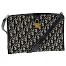 Borsa a tracolla in tela Christian Dior Trotter Navy Auth 72964
