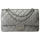 CHANEL 2.55 Bag in Silver Leather - 101896 - Chanel