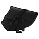 DIOR Saddle Bag in Black Leather - 101851 - Dior