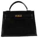 Kelly 32 leather handbag - Hermès